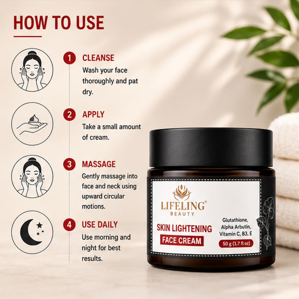 Lifeling Beauty Face Cream, Rapid Wrinkle Repair, Regenerating Anti Aging, 50 g (Skin Lightening Cream)